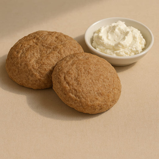 ( ١١٠ جم)عيش بلدى جلوتين فرى كيتو لوز محمص (٥ رغيف)