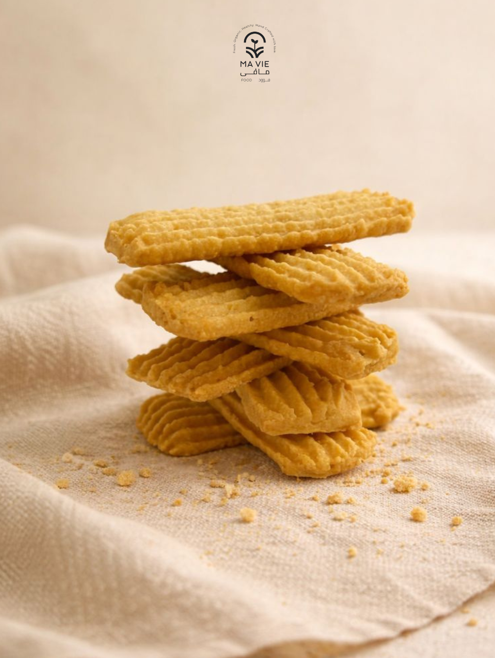 بسكويت فانيليا جلوتين فري