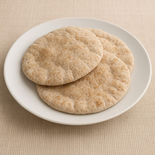 ( ١٧٠ جم) عيش بلدى جلوتين فرى كيتو سمسم طري (٥ رغيف)