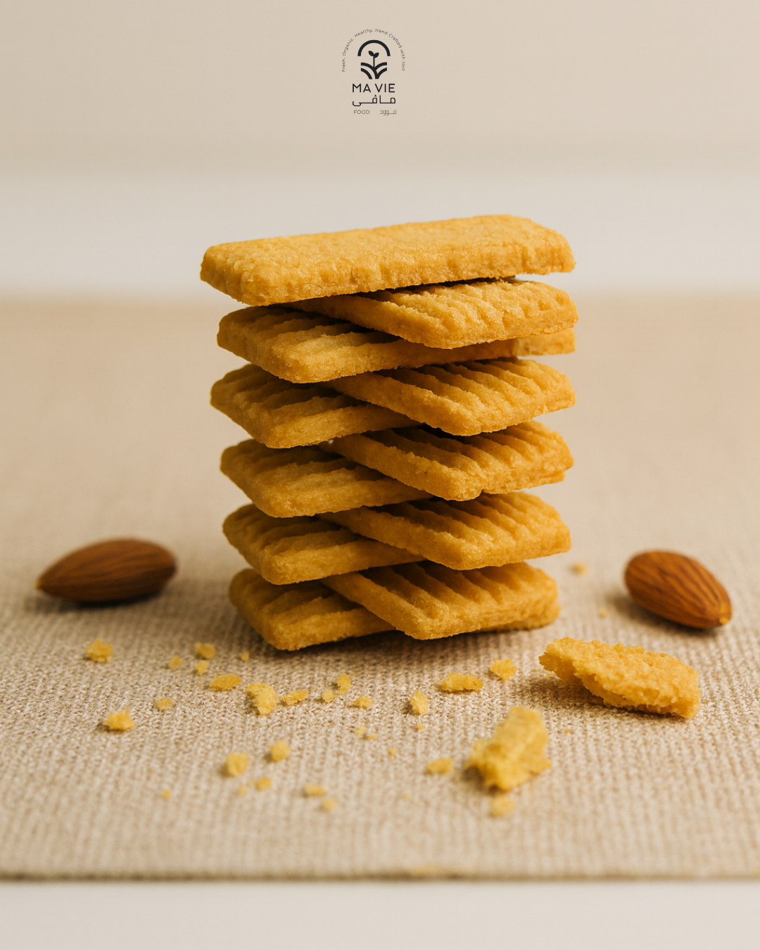 بسكويت فانيليا جلوتين فري