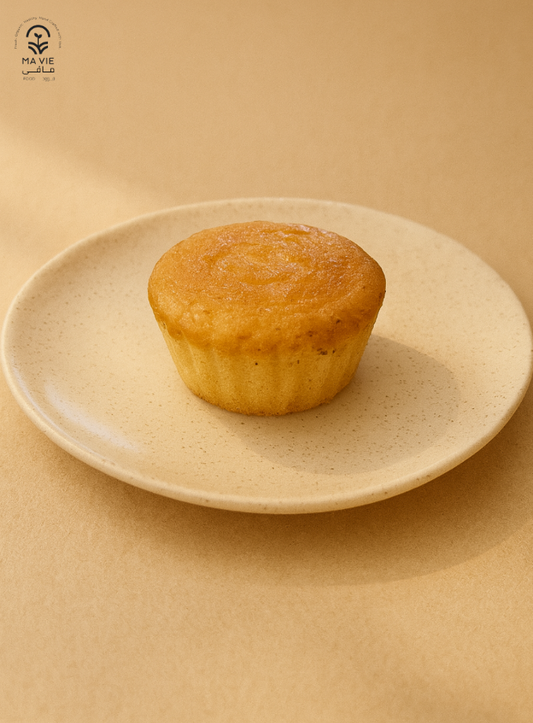 كب كيك فانيليا جلوتين فري (٤ قطع)