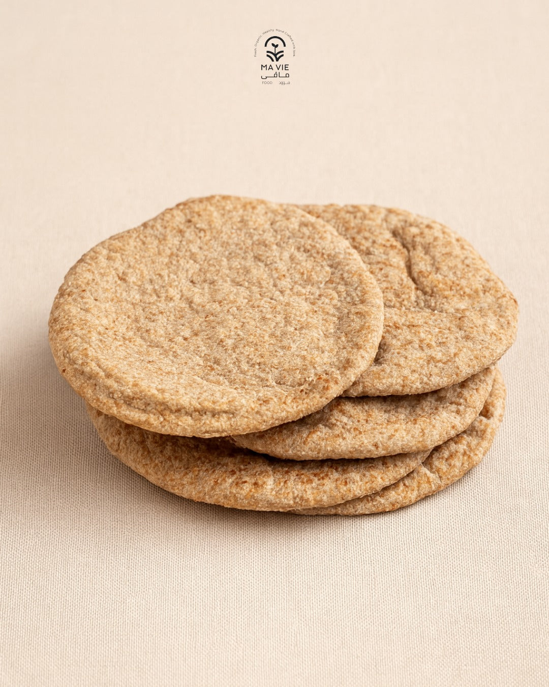 ( ١٧٠ جم) عيش بلدى جلوتين فرى بدقيق السمسم - طري (٥ رغيف)