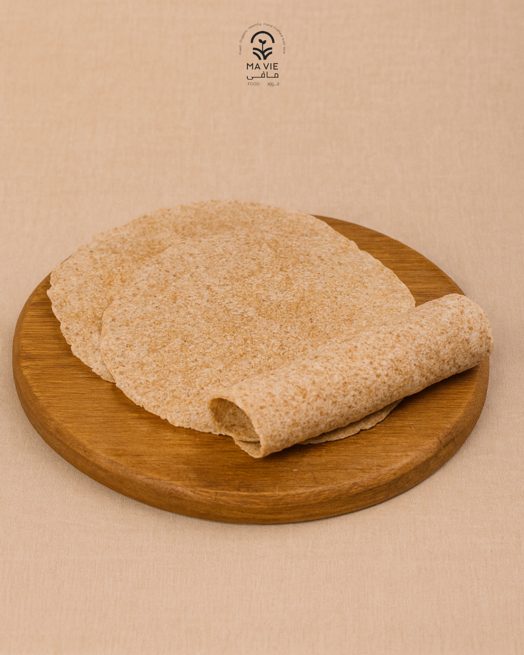 خبر تورتيلا بدقيق السمسم جلوتين فري ٣ رغيف