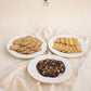 Sweet Bites Box.                      (جلوتين فري) علبة برازق 100 جرام + كوكيز 110 جرام + بسكويت فانيليا 100 جرام